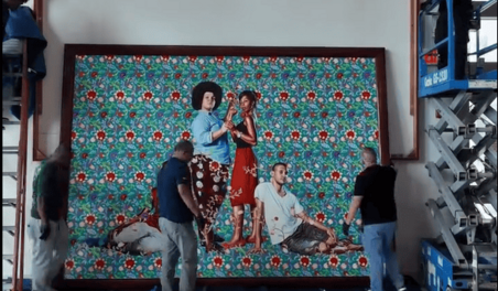 EE. UU. explora vender la pintura retirada de su embajada en RD por considerarla "muy woke"