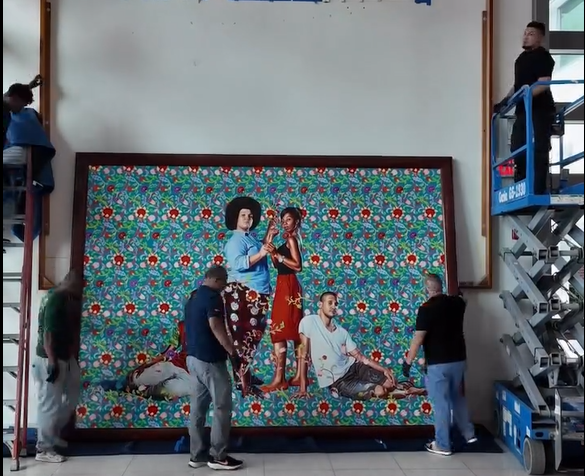 EE. UU. quiere vender pintura retirada de su embajada en RD por considerarla "muy woke"