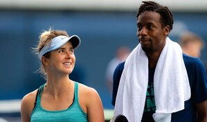Monfils y Svitolina a semifinales del dobles mixto del US Open; Djokovic y Sabalenka eliminados