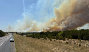 Incendio forestal arrasa ranchos en Texas en cuesti&oacute;n de horas y obliga a evacuar comunidades