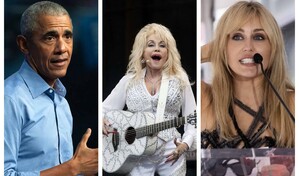 Miley Cyrus, Obama y Elton John despiden a Dolly Parton