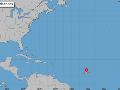Lluvias de la tormenta tropical Dolly en República Dominicana