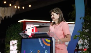 Raquel Pe&ntilde;a encabeza inauguraci&oacute;n de Expo Mayorista y destaca comercio de San Francisco de Macor&iacute;s