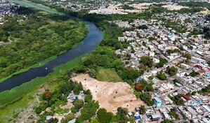 Contin&uacute;an relleno en &aacute;rea del r&iacute;o Ozama en Sabana Perdida