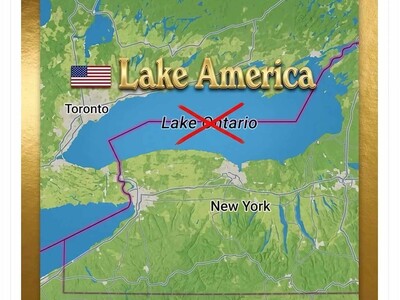 Trump firma decreto para cambiar de Lago Ontario a "Lago de América"