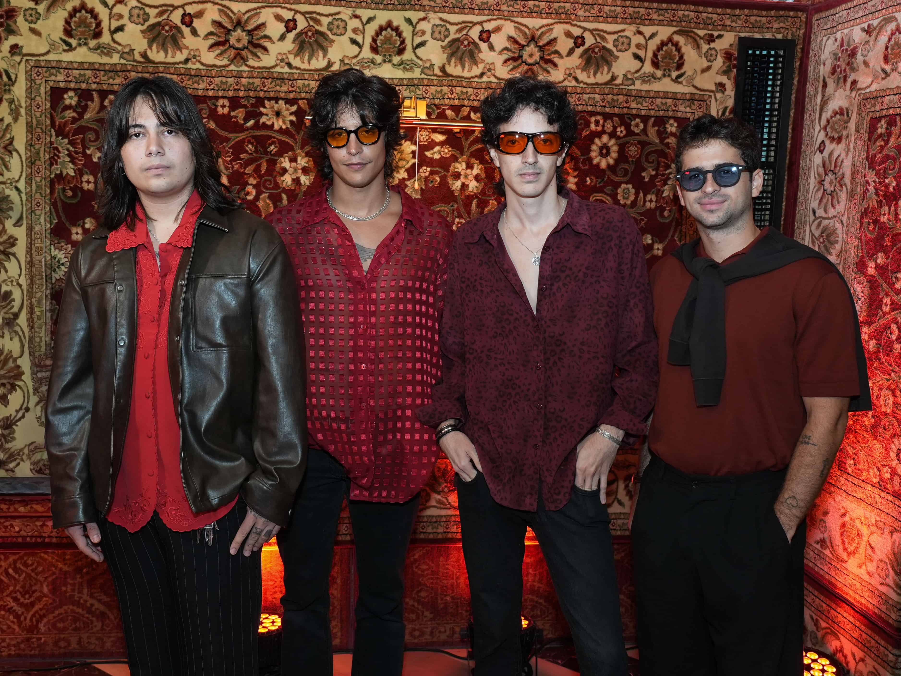Diego Venegas, Marcos Pion, Esteban Peña y Daniel Flores.