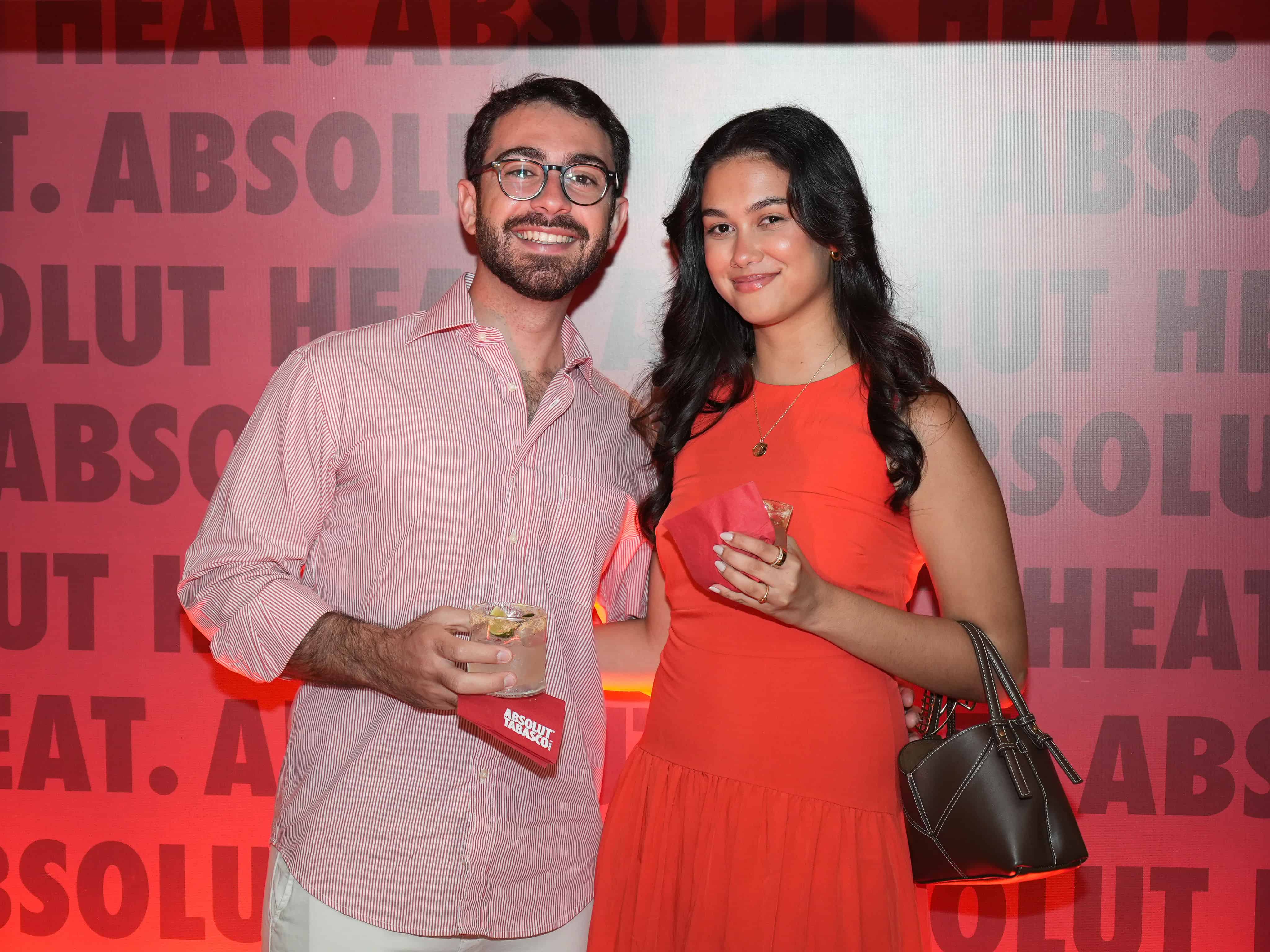 Francesco Chiaramonte y Laura Espaillat.