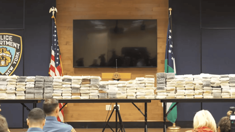 Nueva York incauta cargamento de coca&iacute;na de 10 millones de d&oacute;lares, r&eacute;cord en una d&eacute;cada