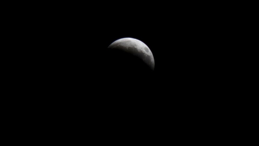 Así se vio el eclipse lunar sobre Santo Domingo Así se vio el eclipse lunar sobre Santo Domingo
