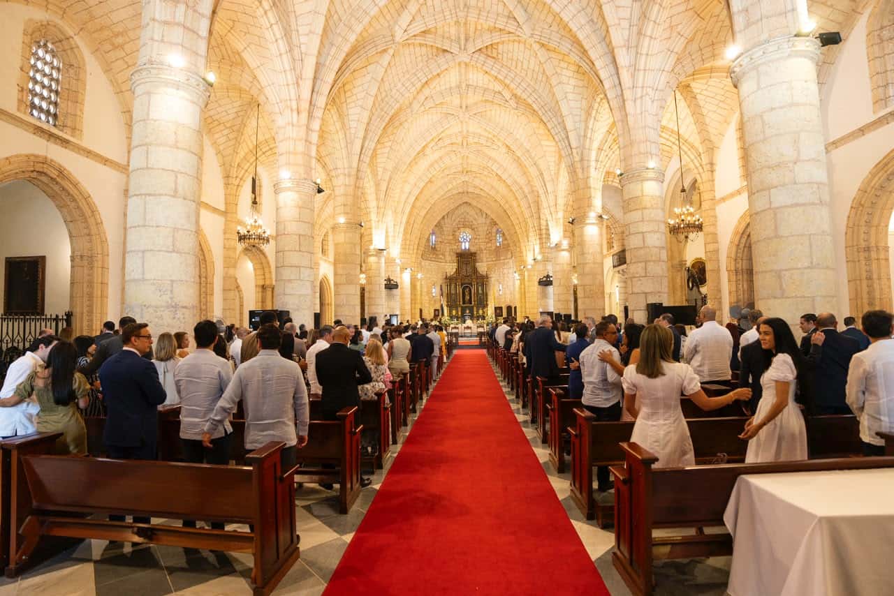 Celebración de la misa de acción de gracias por el 50 aniversario de QAsesores en la Catedral Primada de América.