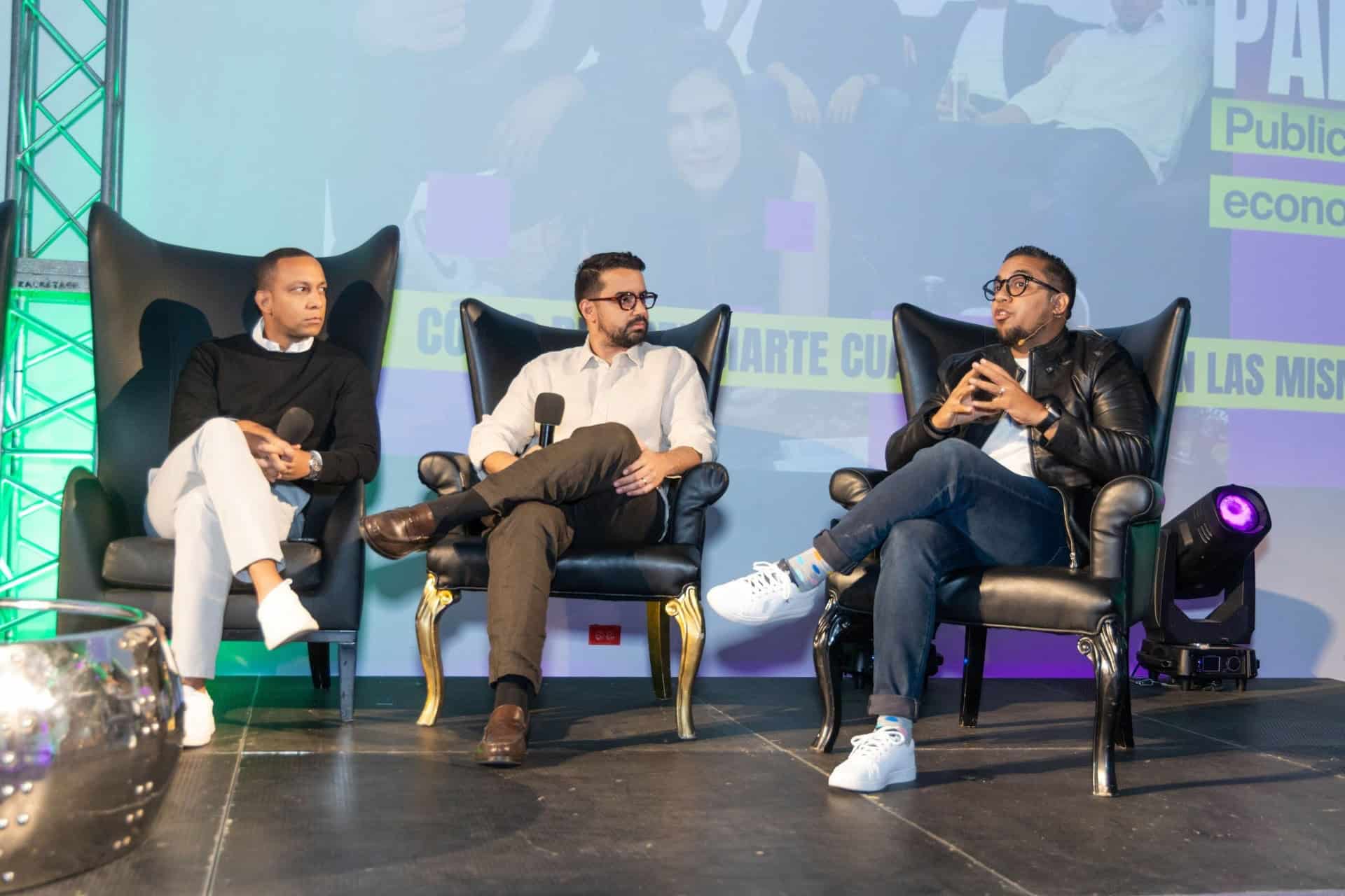 Héctor Manzueta, Jean Vargas e Isidro Frometa.