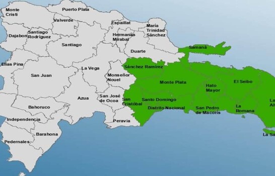 El COE aumenta las provincias en alerta verde por onda tropical