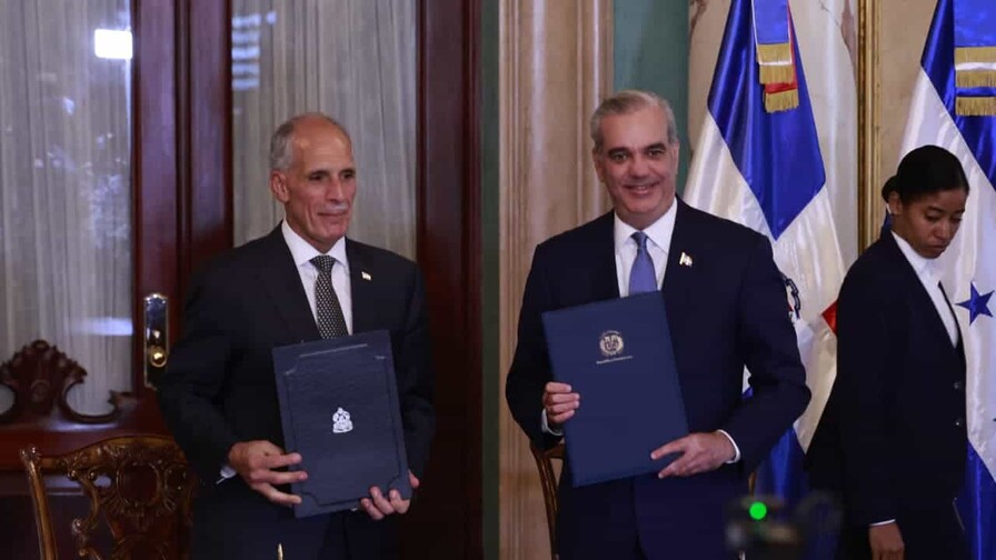 La declaración conjunta entre los presidente Luis Abinader y Nasry Asfura La declaración conjunta entre los presidente Luis Abinader y Nasry Asfura