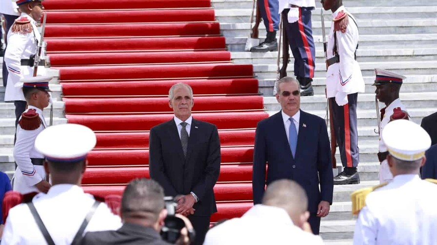 Presidente de Honduras se encuentra en el Palacio Nacional para agenda bilateral con Abinader Presidente de Honduras se encuentra en el Palacio Nacional para agenda bilateral con Abinader