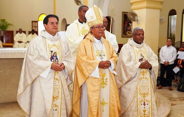 Diócesis de Barahona conmemora 25 años de sacerdocio de Marco Pérez y Secilio Espinal