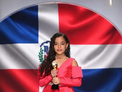 Dominicana Scarlett Barett, imagen de Colombia Fashion Kids 2027