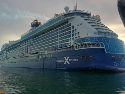 El crucero Celebrity Beyond llega a Taíno Bay