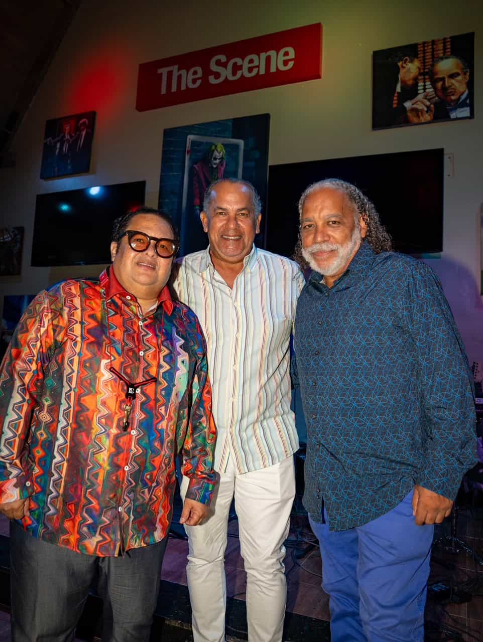 Sandy Gabriel, Reyson Pimentel y Rafelito Mirabal.