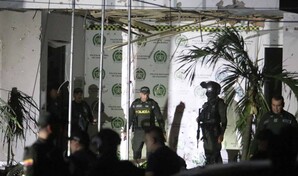 Un muerto y once heridos en el ataque terrorista contra un puesto policial en Colombia