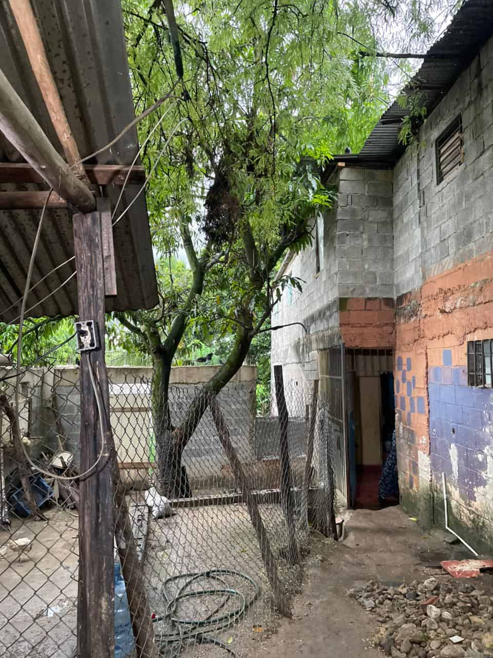Entrada a las habitaciones.