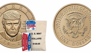 Estados Unidos pone a la venta monedas conmemorativas con el rostro de Trump