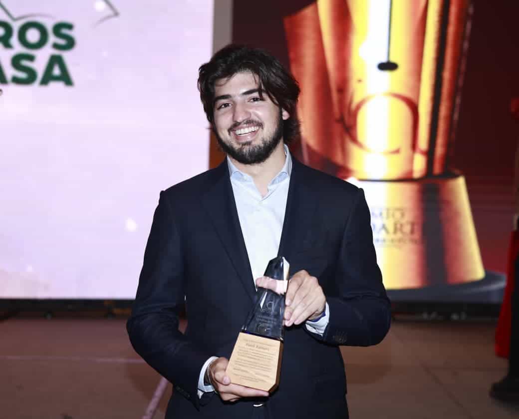 Marcos de Parada Rainieri, nieto de Frank Rainieri.