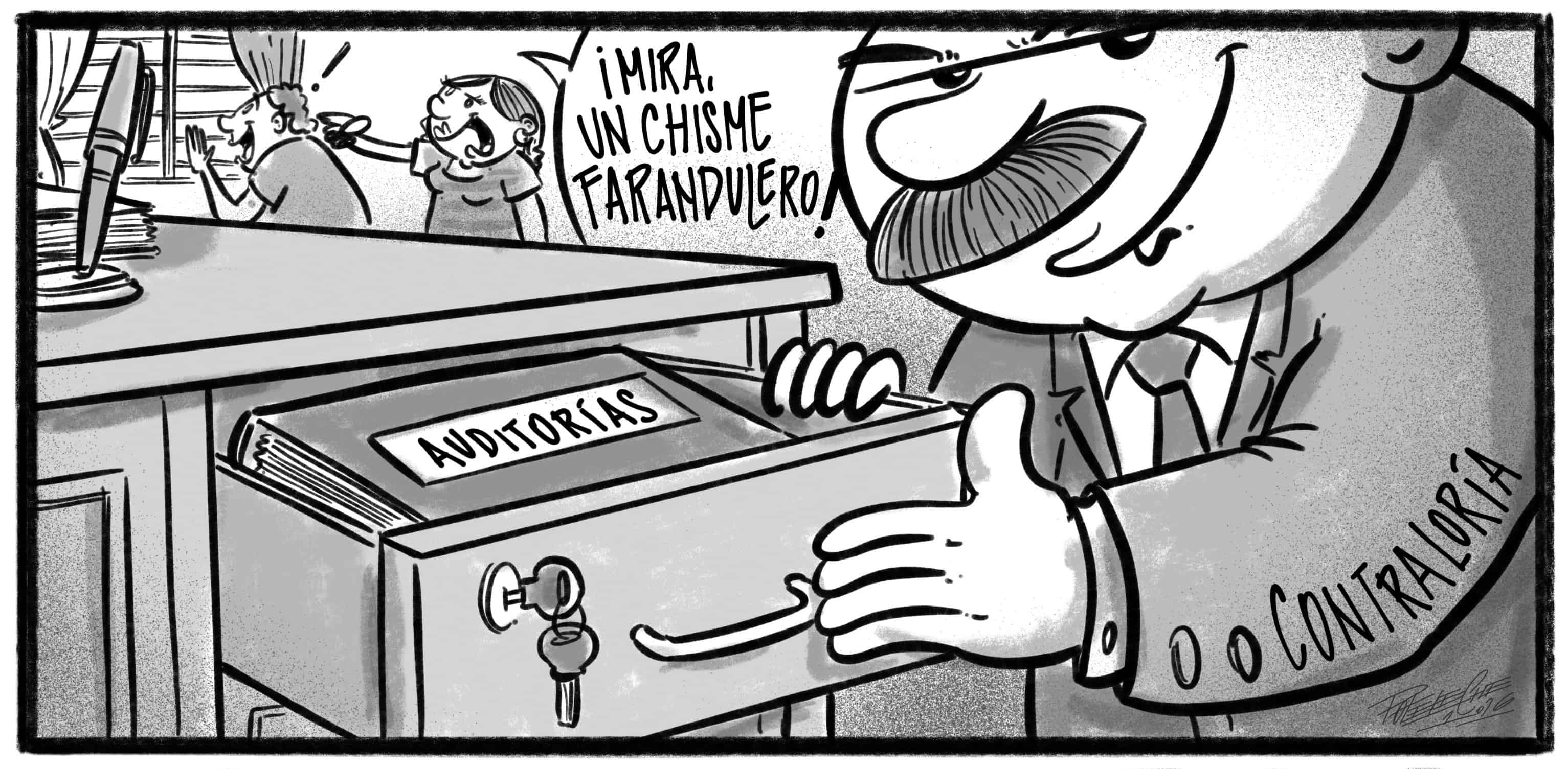 Caricatura de Noticiero Poteleche 3 septiembre 2026