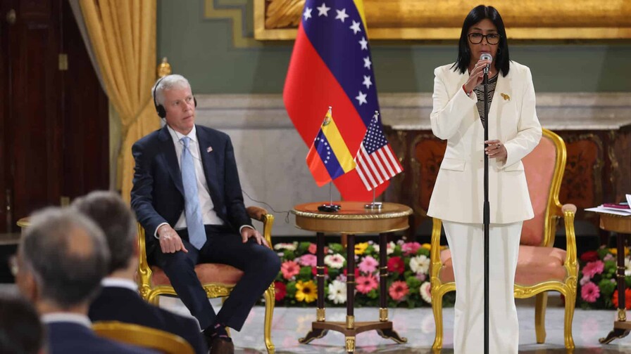Delcy Rodríguez espera que acuerdo petrolero beneficie a pueblo de EE. UU. y defiende alianza Delcy Rodríguez espera que acuerdo petrolero beneficie a pueblo de EE. UU. y defiende alianza