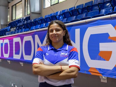 Esmeralda Damiano cruzó el Atlántico para encontrar su bandera