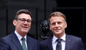 Burnham y Macron abordan Ucrania y la inmigración ilegal en su primera reunión bilateral
