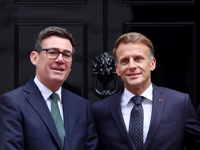 Andy Burnham y Emmanuel Macron celebran primera reunión bilateral