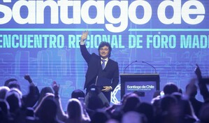 Milei pide unidad en la derecha y quitar el c&aacute;ncer de la izquierda en Foro Madrid