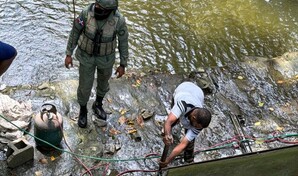 Desmantelan represa irregular en el r&iacute;o Yabija y restablecen el curso del agua