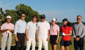 David Collado acompa&ntilde;a a la legendaria golfista Lorena Ochoa a su primera visita a Casa de Campo