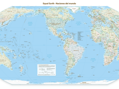 Nuevo mapamundi con dimensión de Africa recuperada