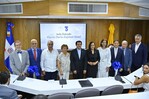 PUCMM rinde homenaje a Flavio Darío Espinal Hued con inauguración de aula-estrado en Santiago