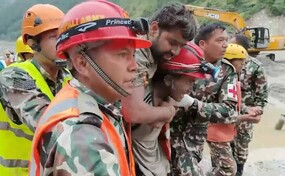 Rescatados en Nepal dos trabajadores que pasaron nueve d&iacute;as atrapados por el deslave