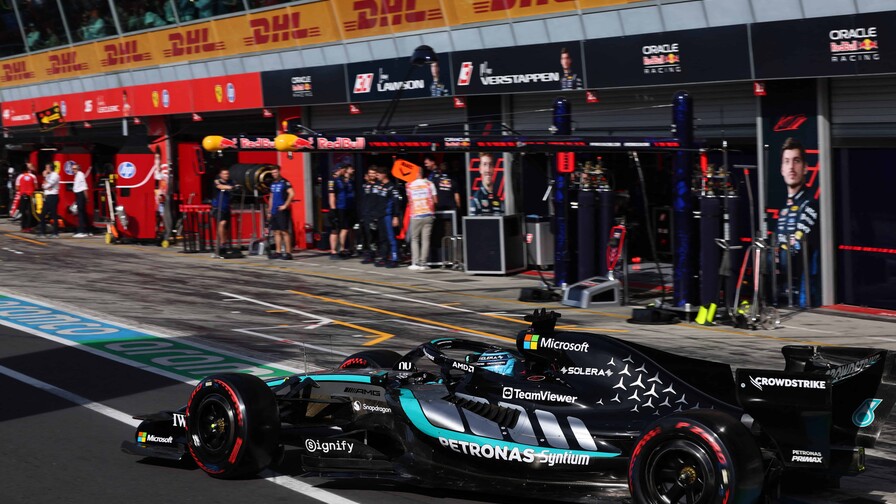 Russell domina terceros entrenamientos libres del GP de Italia de F1 Russell domina terceros entrenamientos libres del GP de Italia de F1