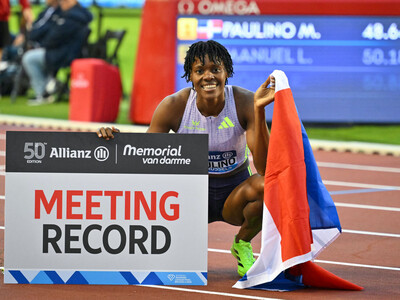 Liga Diamante: Marileidy Paulino se corona en Bruselas