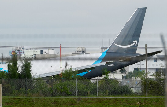 Amazon suspende operaciones con propietario de avi&oacute;n de carga que se sali&oacute; de la pista en Miami