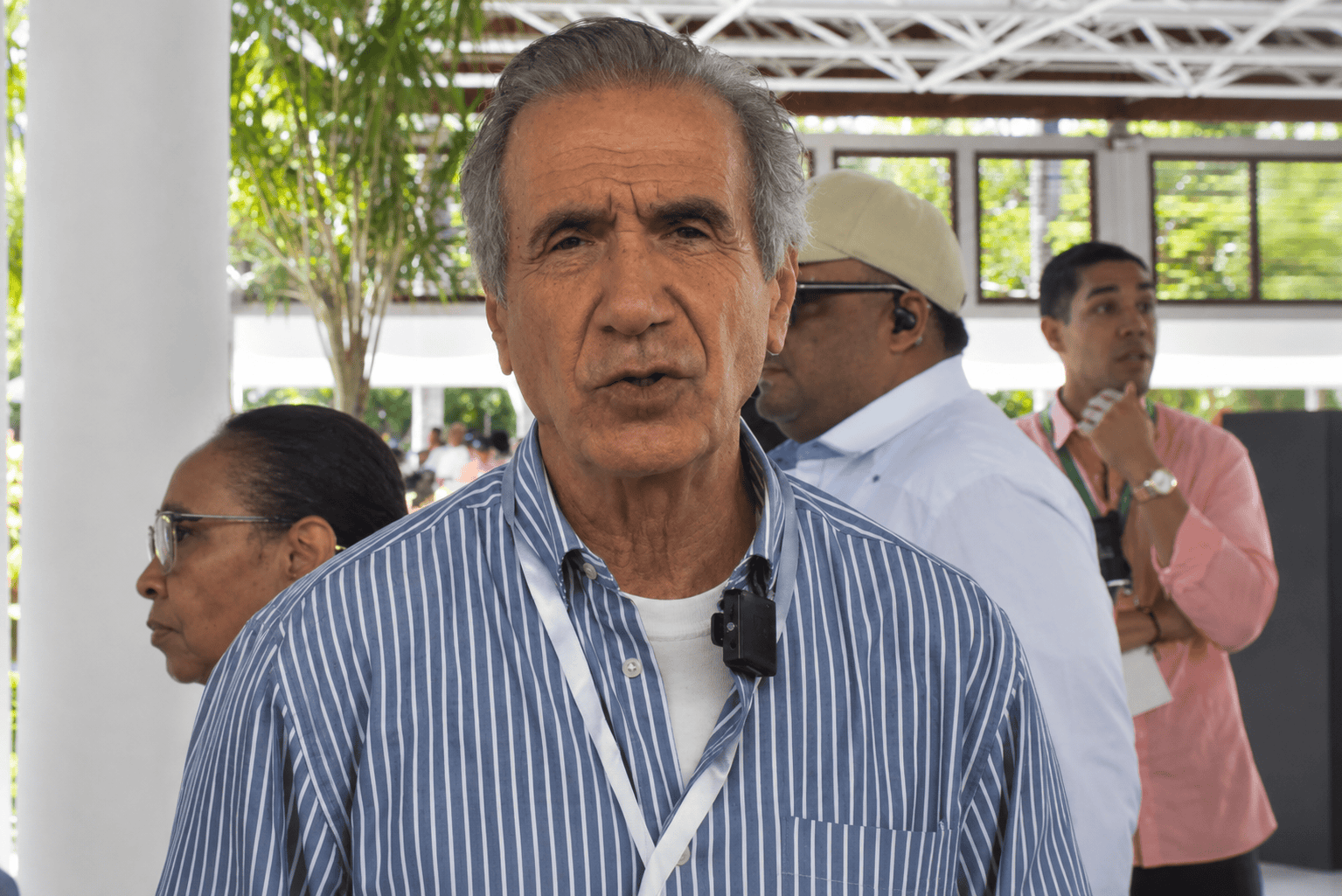 Fabio Giuntoli, productor de pi&ntilde;as, en el marco del XXVIII Encuentro Nacional de L&iacute;deres del Sector Agropecuario de la Junta Agroempresarial Dominicana (JAD).