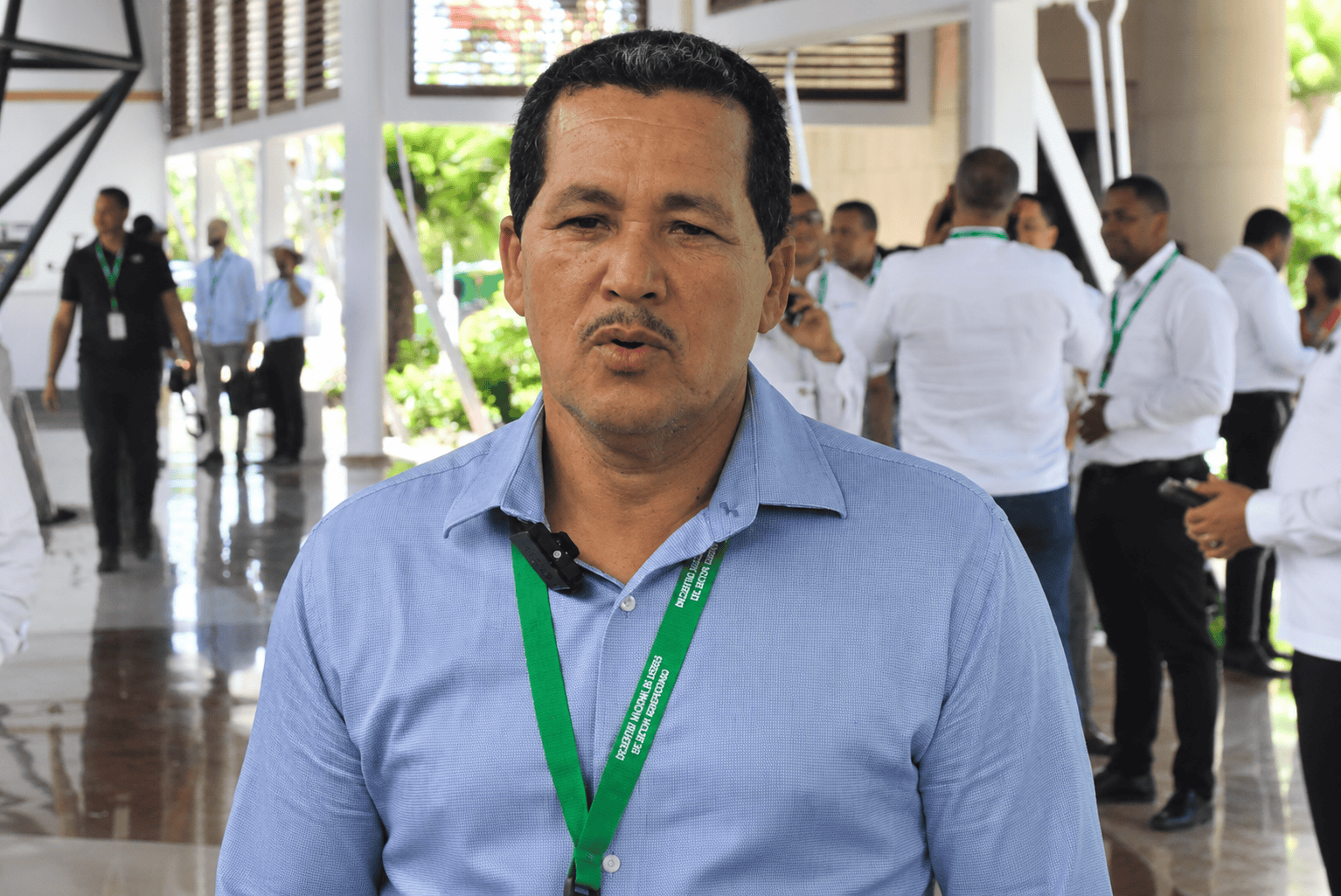 Daneris Santana, productor de aguacates de la Cooperativa Agropecuaria y Servicios M&uacute;ltiples del Mainel (Coopprama), en el marco del XXVIII Encuentro Nacional de L&iacute;deres del Sector Agropecuario de la Junta Agroempresarial Dominicana (JAD).
