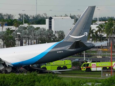 Retrasos en vuelos hacia Miami por accidente de Amazon Prime Air