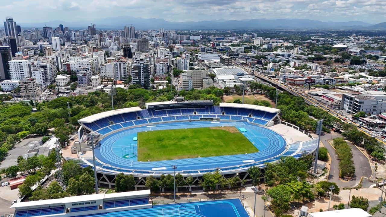 Imagen del Estadio Olímpico Félix Sánchez.