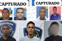 Polic&iacute;a anuncia que apres&oacute; a cinco de los pr&oacute;fugos m&aacute;s buscados de Santo Domingo Este