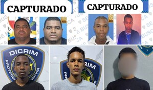 Policía anuncia que apresó a cinco de los prófugos más buscados de Santo Domingo Este