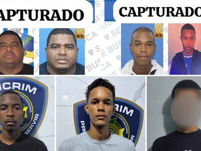 Capturan a cinco de los prófugos más buscados en SDE