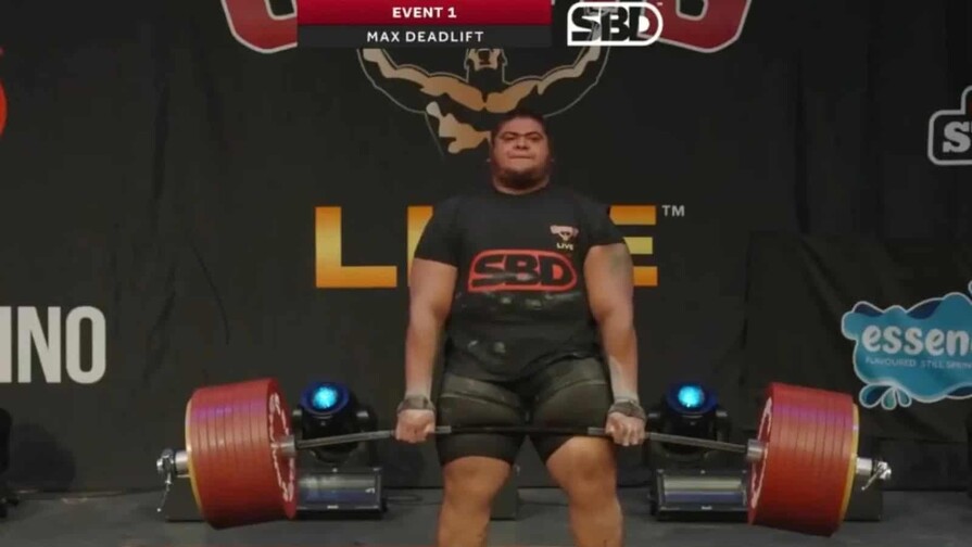 Mexicano rompe r&eacute;cord mundial de peso muerto al levantar 511 kilos