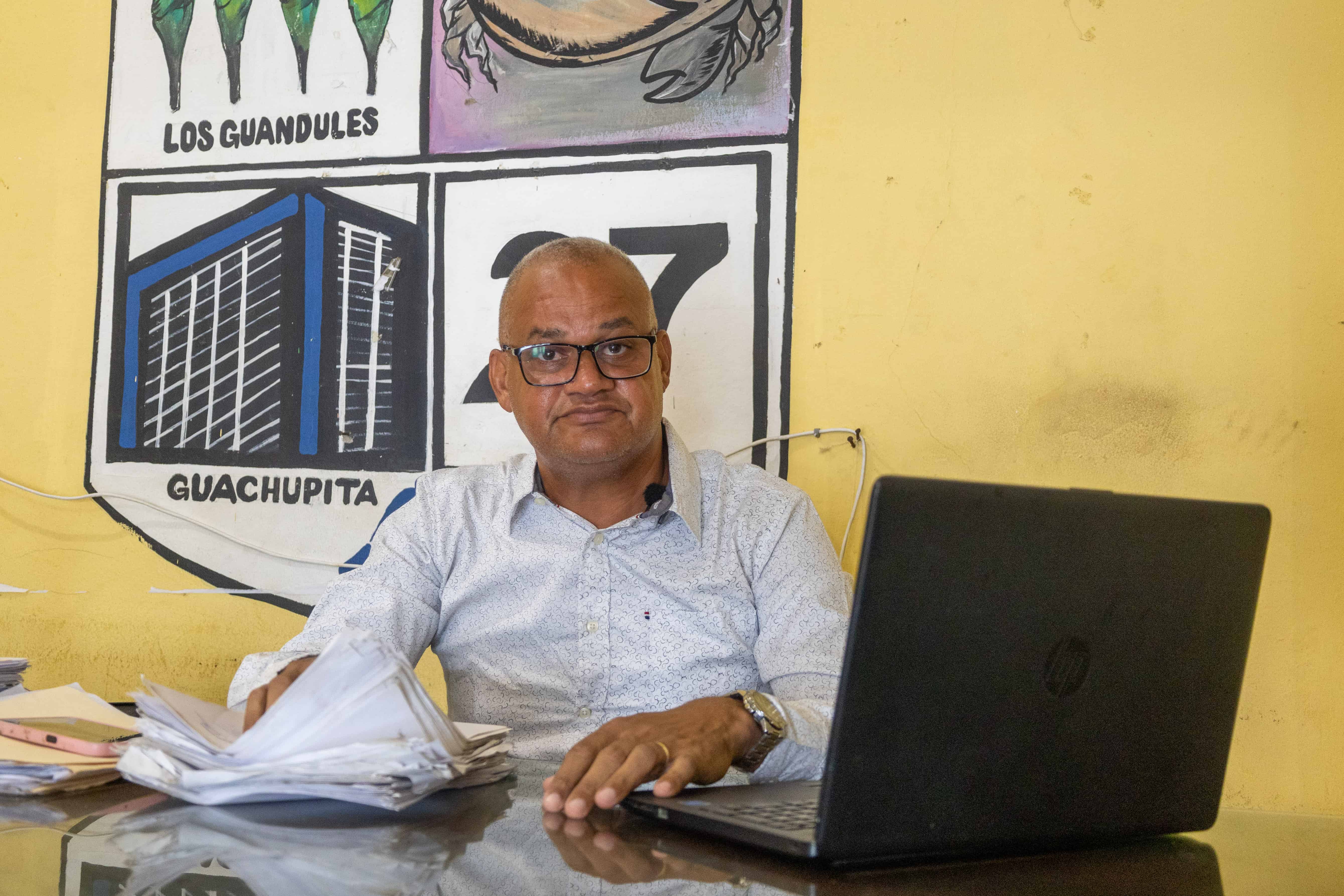 Yobanny Guzmán, encargado operativo de FUCOSAGUSCIGUA27.