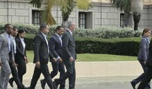 Palacio Nacional es evacuado en simulacro por terremoto; Abinader llama a estar preparados